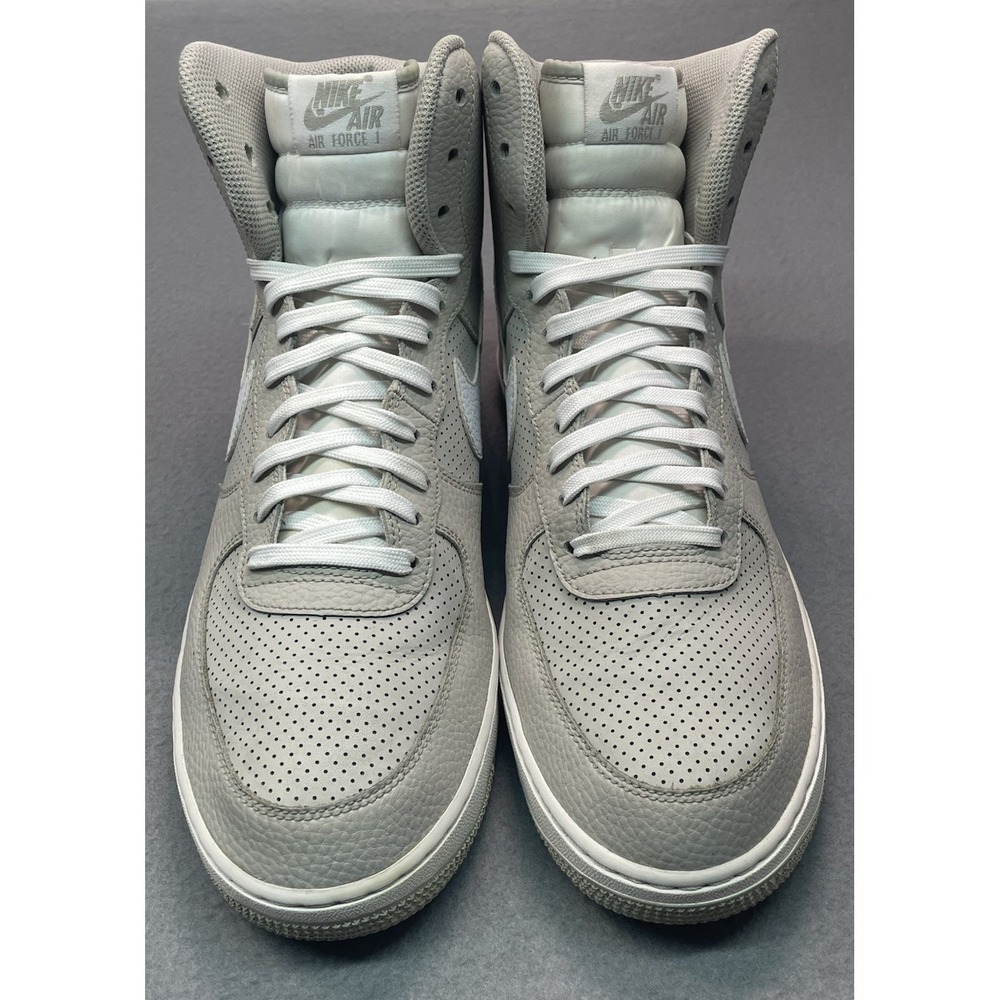 Nike Air Force One High Top Mens Basketball Shoes Size 11.5 Gray 315121-039 - Picture 2 of 7
